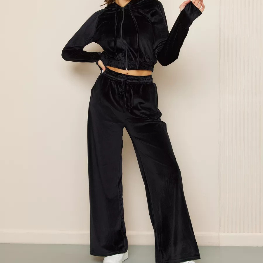 Short Linen Drawstring - Tweedelige dames pantalonsets, effen bijpassende sets,