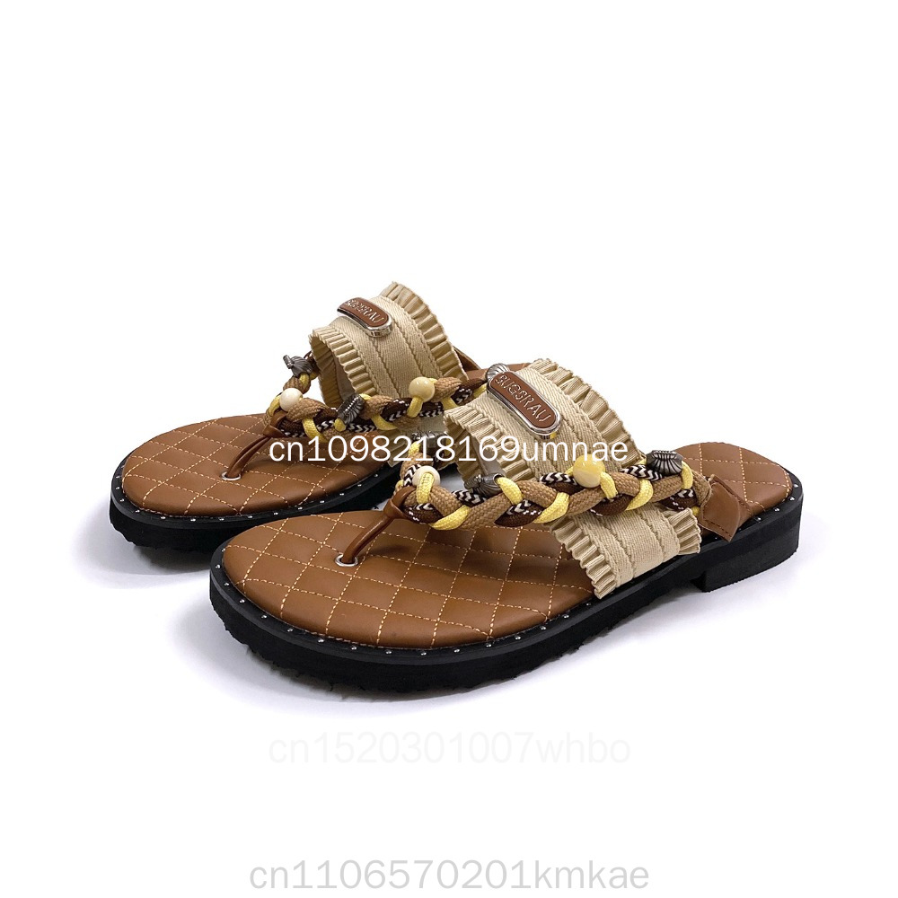 Nieuwe retro geweven damespant - Flip Flop Leather Men recensie en prijs