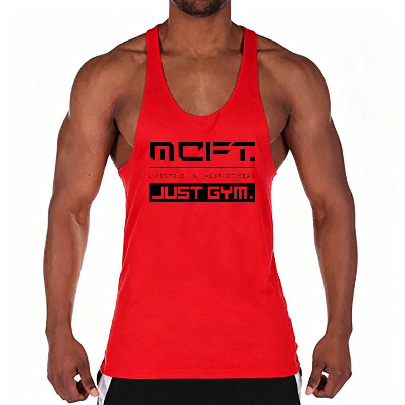 Katoenen Gym Vest Tanktop voor - Tank Top Muscle recensie en prijs