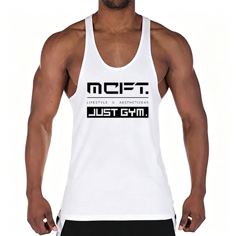 Katoenen Gym Vest Tanktop voor - Tank Top Muscle recensie en prijs