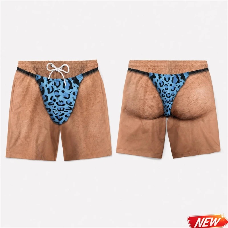 Grappige heren 3D-print zwembr - Trunks Board Surf recensie en prijs