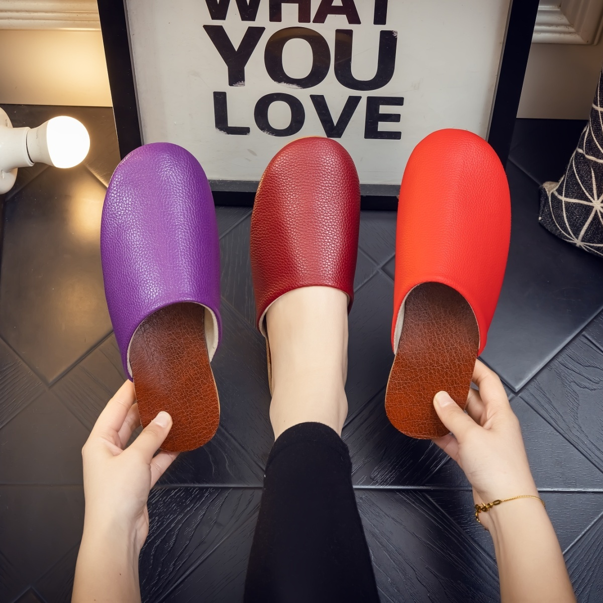 Modieuze zwarte leren pantoffe - Flip Flop Leather Men recensie en prijs