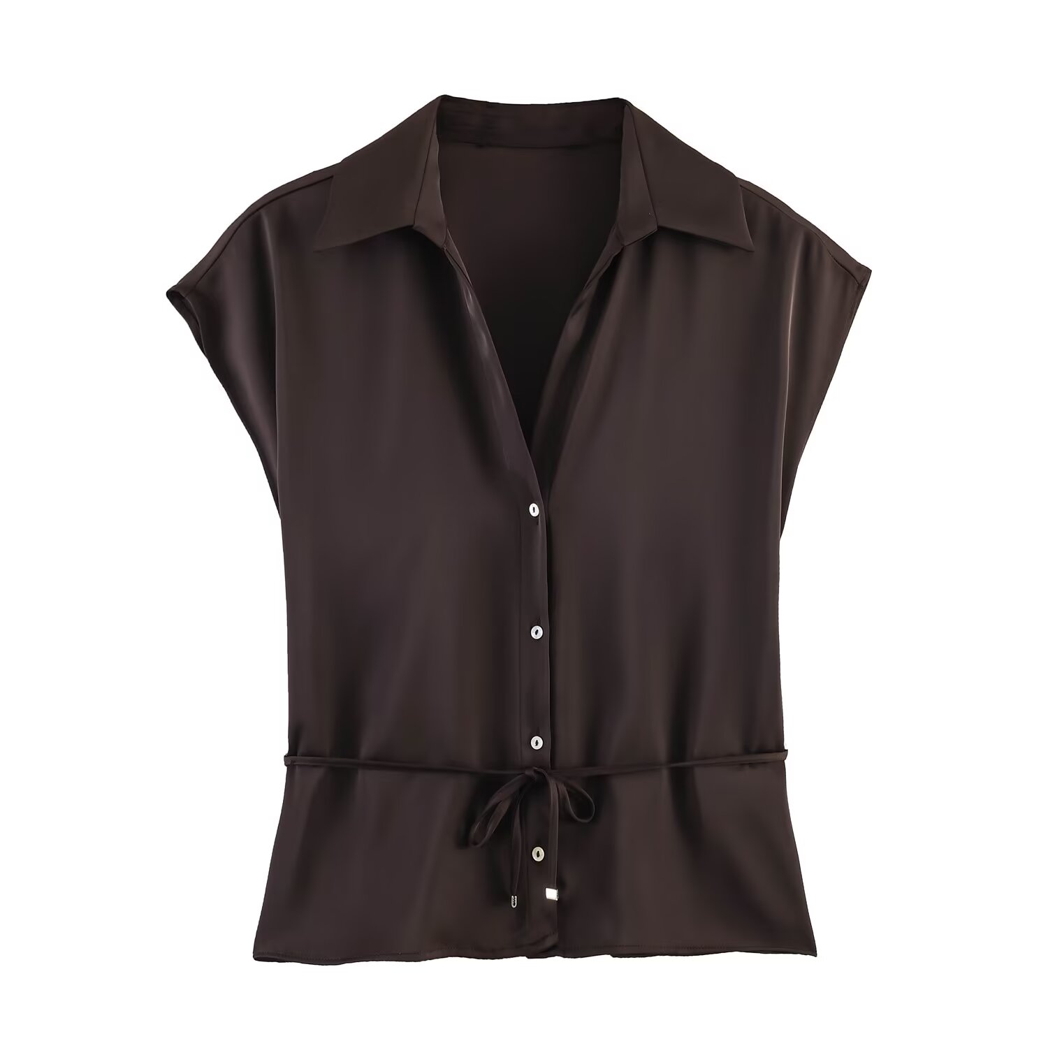 Willshela damesmode met riem,  - Shirt Camp Collar recensie en prijs