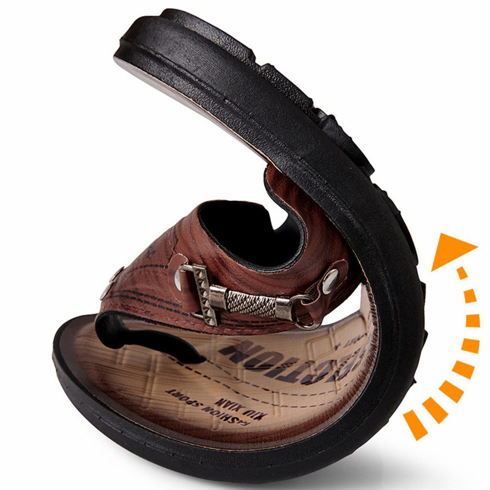 Leren slippers voor heren, klo - Flip Flop Leather Men recensie en prijs