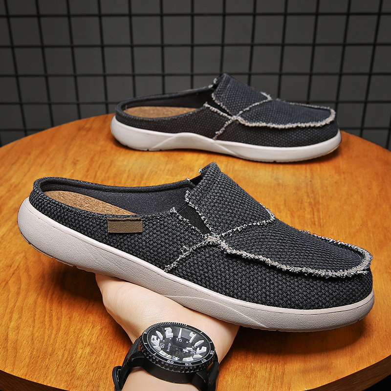 Canvas instappers halve schoen - Espadrille Slip On recensie en prijs