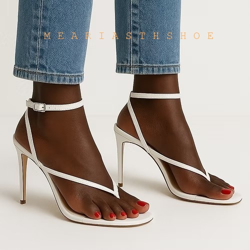 Beige zwarte kruisbandjes flip - Casual Sandal Leather recensie en prijs