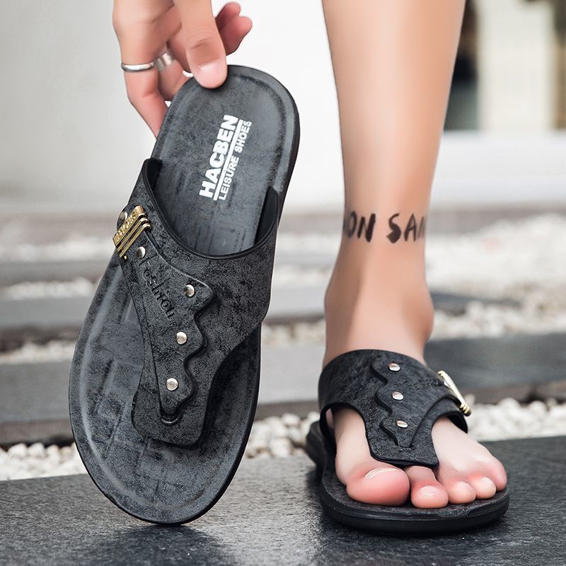 2026 Nieuwe Heren Slippers van - Flip Flop Leather Men recensie en prijs