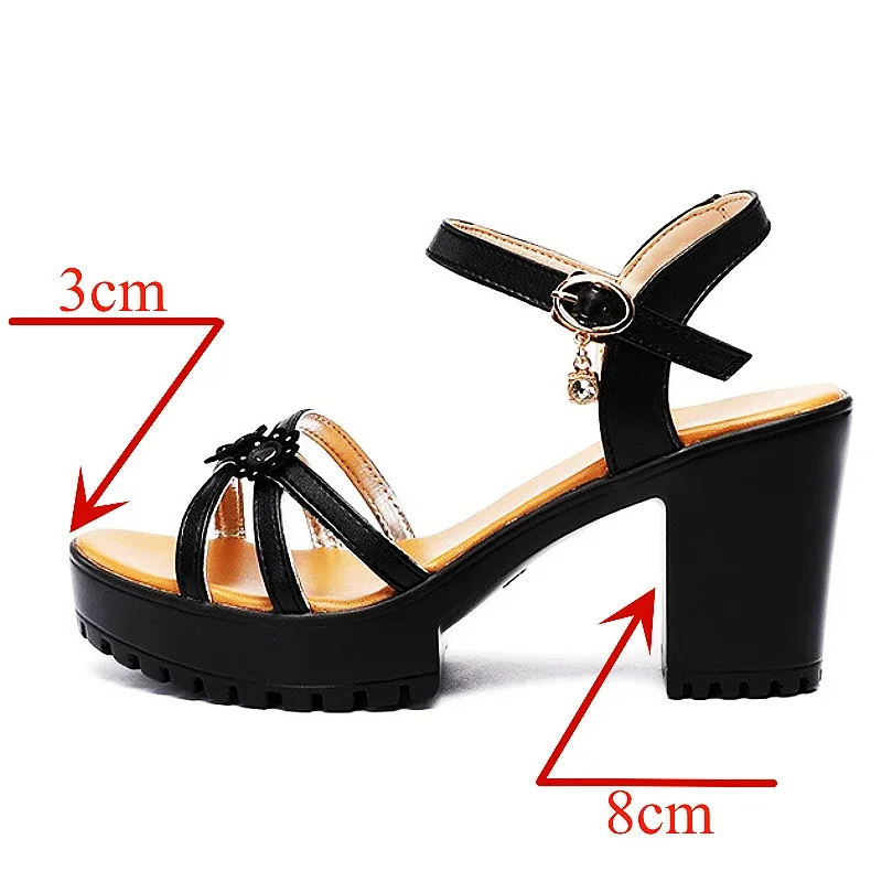 8cm Kleine Maat 32-43 Elegante - Casual Sandal Leather recensie en prijs